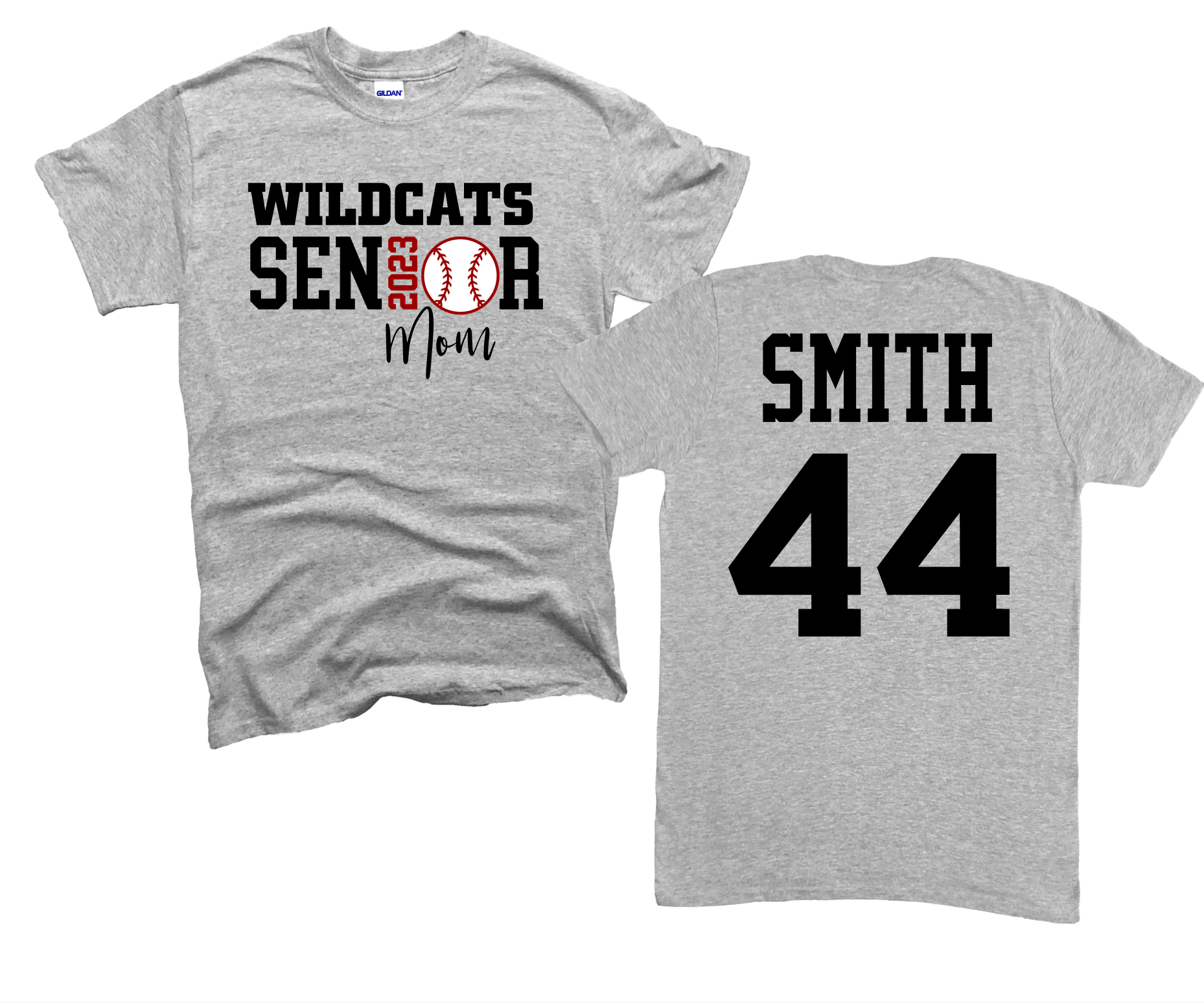 Senior mom deals baseball shirts